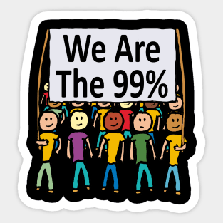 We Are The 99% Sticker